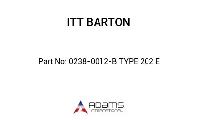 0238-0012-B TYPE 202 E