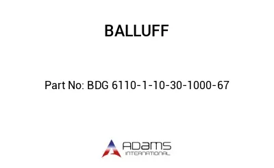 BDG 6110-1-10-30-1000-67									