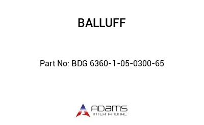 BDG 6360-1-05-0300-65									