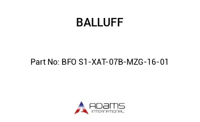 BFO S1-XAT-07B-MZG-16-01									