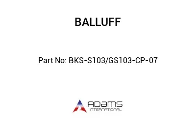 BKS-S103/GS103-CP-07									