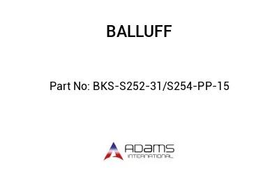BKS-S252-31/S254-PP-15									