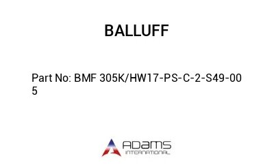 BMF 305K/HW17-PS-C-2-S49-00	5								
