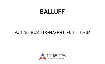 BOS 11K-NA-RH11-00	15-S4								