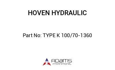 TYPE K 100/70-1360